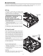 Preview for 5 page of Sanyo PLV-Z4 Service Manual