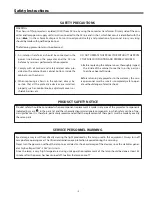 Preview for 3 page of Sanyo PLV-Z4000 Service Manual