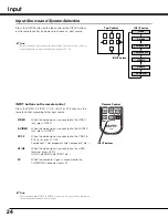 Preview for 24 page of Sanyo PLV-Z5 Owner'S Manual