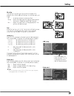 Preview for 37 page of Sanyo PLV-Z5 Owner'S Manual