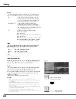 Preview for 38 page of Sanyo PLV-Z5 Owner'S Manual