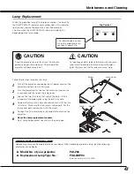 Preview for 47 page of Sanyo PLV-Z5 Owner'S Manual