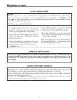 Preview for 3 page of Sanyo PLV-Z700 Service Manual