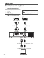 Preview for 14 page of Sanyo POA-HDTM01 Owner'S Manual