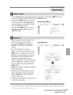 Preview for 27 page of Sanyo POA-HDTM01 Owner'S Manual