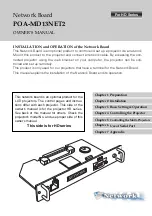 Preview for 1 page of Sanyo POA-MD13NET2 Owner'S Manual