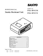 Sanyo POA-SP-SU30 Service Manual preview