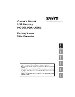 Sanyo POA-USB02 Owner'S Manual предпросмотр