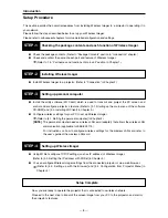 Preview for 8 page of Sanyo POA-WL11 Operation Manual