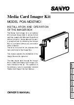 Preview for 1 page of Sanyo POAMD07MCI - Digital AV Player Install And Operation Instructions