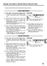 Preview for 13 page of Sanyo POAMD07MCI - Digital AV Player Install And Operation Instructions