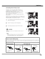 Preview for 23 page of Sanyo QuaDrive PLC-HF15000L Owner'S Manual