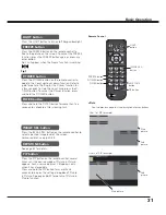 Preview for 31 page of Sanyo QuaDrive PLC-HF15000L Owner'S Manual