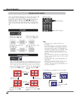 Preview for 32 page of Sanyo QuaDrive PLC-HF15000L Owner'S Manual