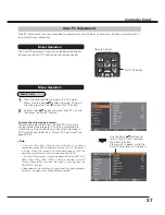 Preview for 37 page of Sanyo QuaDrive PLC-HF15000L Owner'S Manual