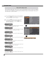 Preview for 38 page of Sanyo QuaDrive PLC-HF15000L Owner'S Manual