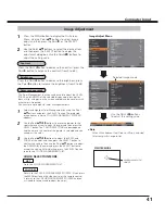 Preview for 41 page of Sanyo QuaDrive PLC-HF15000L Owner'S Manual