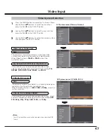 Preview for 47 page of Sanyo QuaDrive PLC-HF15000L Owner'S Manual