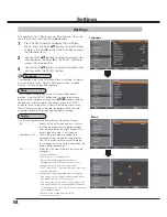 Preview for 54 page of Sanyo QuaDrive PLC-HF15000L Owner'S Manual