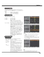 Preview for 55 page of Sanyo QuaDrive PLC-HF15000L Owner'S Manual