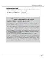 Preview for 77 page of Sanyo QuaDrive PLC-HF15000L Owner'S Manual