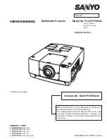 Preview for 1 page of Sanyo QuaDrive PLC-HF15000L Service Manual