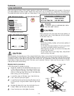 Preview for 13 page of Sanyo QuaDrive PLC-HF15000L Service Manual