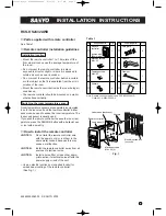 Sanyo RCS-KS2432AWD Installation Instructions preview