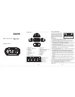 Sanyo RM-7970 Instruction Manual preview