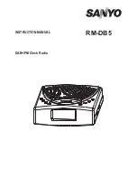 Preview for 1 page of Sanyo RM-DB5 Instruction Manual