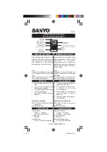 Sanyo RP-59 Operating Instructions preview