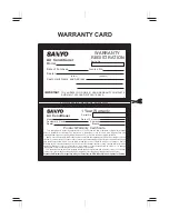 Предварительный просмотр 20 страницы Sanyo SA-126P Instruction Manual