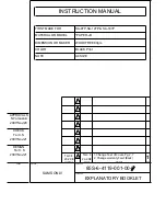 Предварительный просмотр 1 страницы Sanyo SA-127P Instruction Manual