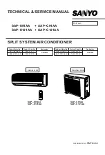 Sanyo SAP-C121AA Technical & Service Manual предпросмотр