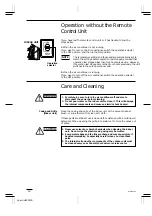 Предварительный просмотр 62 страницы Sanyo SAP-C121AA Technical & Service Manual