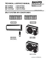 Sanyo SAP-C127RAX Technical & Service Manual предпросмотр