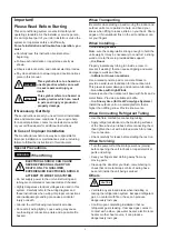 Preview for 3 page of Sanyo SAP-C181A Technical & Service Manual
