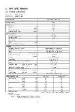 Preview for 6 page of Sanyo SAP-C181A Technical & Service Manual