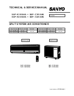 Предварительный просмотр 1 страницы Sanyo SAP-C181AHA Technical & Service Manual