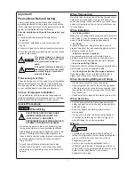 Preview for 2 page of Sanyo SAP-C303A Technical & Service Manual