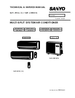 Предварительный просмотр 1 страницы Sanyo SAP-CM1821A Technical & Service Manual