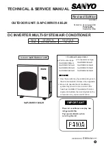 Sanyo SAP-CMRV3143GJH Technical & Service Manual предпросмотр