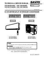 Sanyo SAP-CRV126EHDS Technical & Service Manual предпросмотр