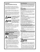 Preview for 2 page of Sanyo SAP-CRV126EHDS Technical & Service Manual