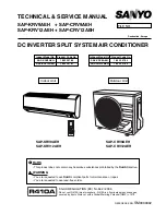 Sanyo SAP-CRV12AEH Service Manual предпросмотр