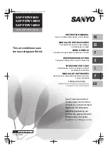 Preview for 1 page of Sanyo SAP-FDRV126EH Instruction Manual