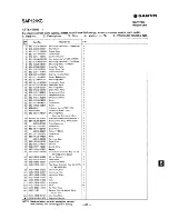 Preview for 87 page of Sanyo SAP121C Serivce Manual