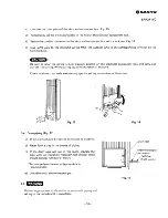 Предварительный просмотр 21 страницы Sanyo SAP241 Service Manual