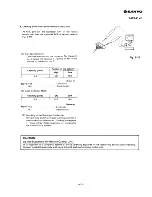 Предварительный просмотр 45 страницы Sanyo SAP241 Service Manual