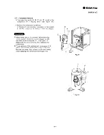 Предварительный просмотр 57 страницы Sanyo SAP241 Service Manual